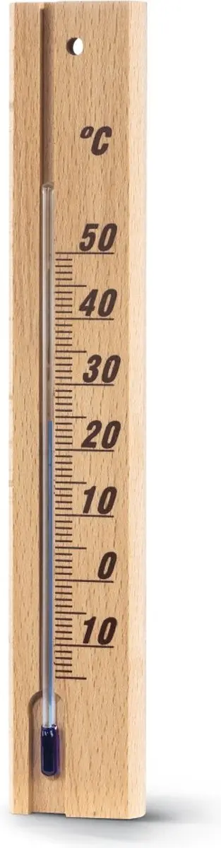 Hama Houten Thermometer 20cm - Bruin