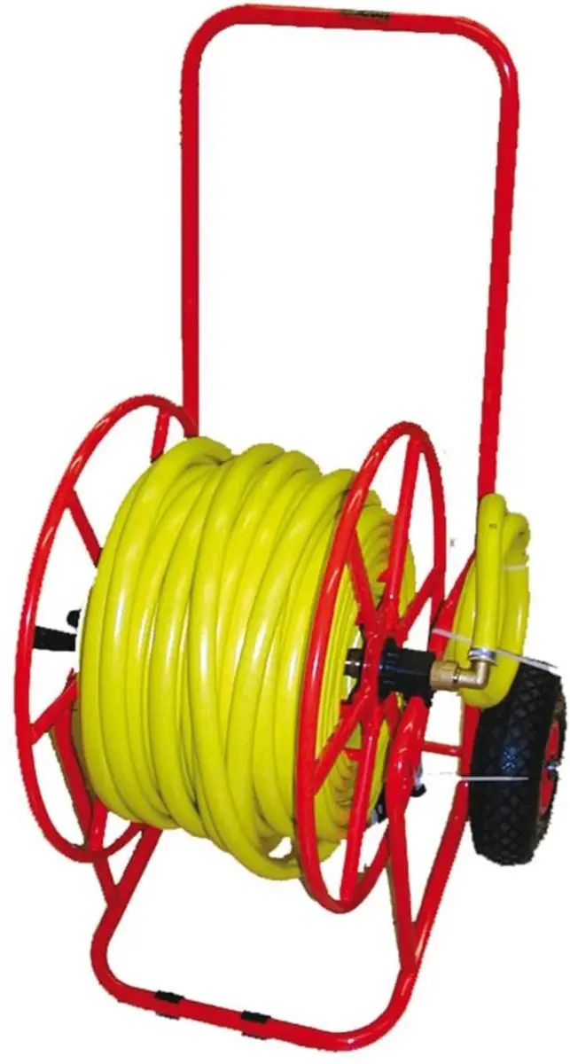 Talen Tools Haspel met Gele Tuinslang 50m
