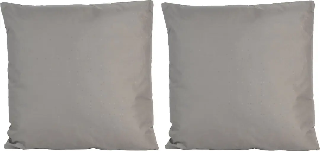Anna's Collection Grote Bankkussens 60x60cm - 4 Stuks - Grijs