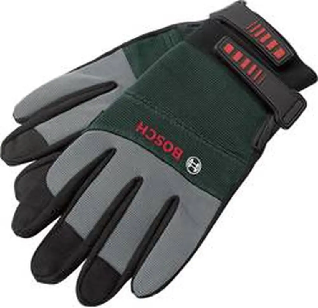 Bosch Tuinhandschoenen L - Donkergroen/Zilver/Zwart
