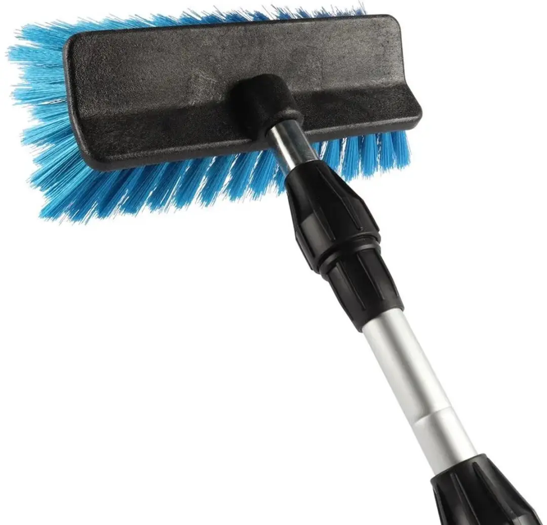 Talen Tools Wasborstel Opzetstuk Hard Borstelhaar 29cm - Zwart/Blauw
