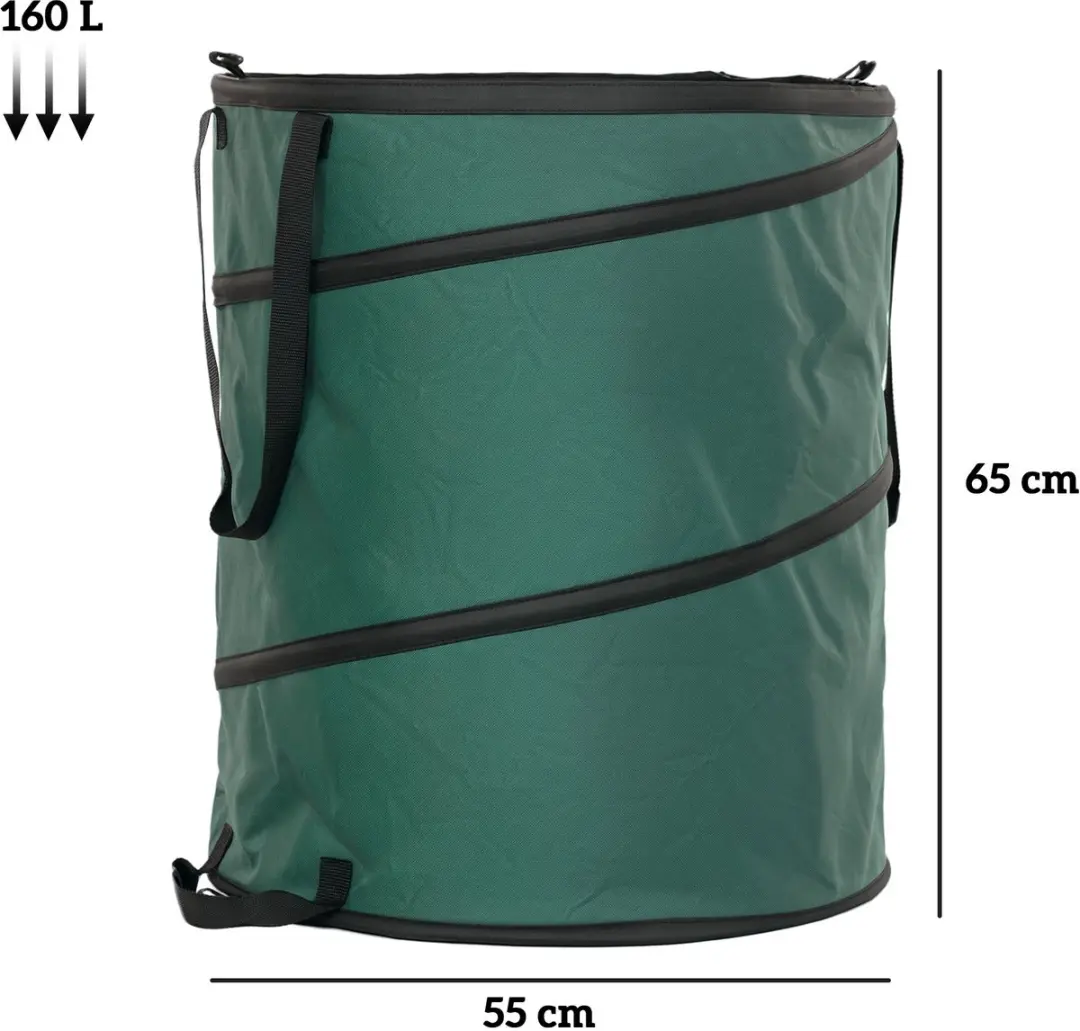 Outsunny Oxford Stof Afvalzak 55x65cm - Groen