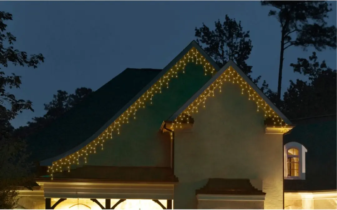 Lumineo IJspegel Kerstverlichting 750cm - 175 LED Warm Wit