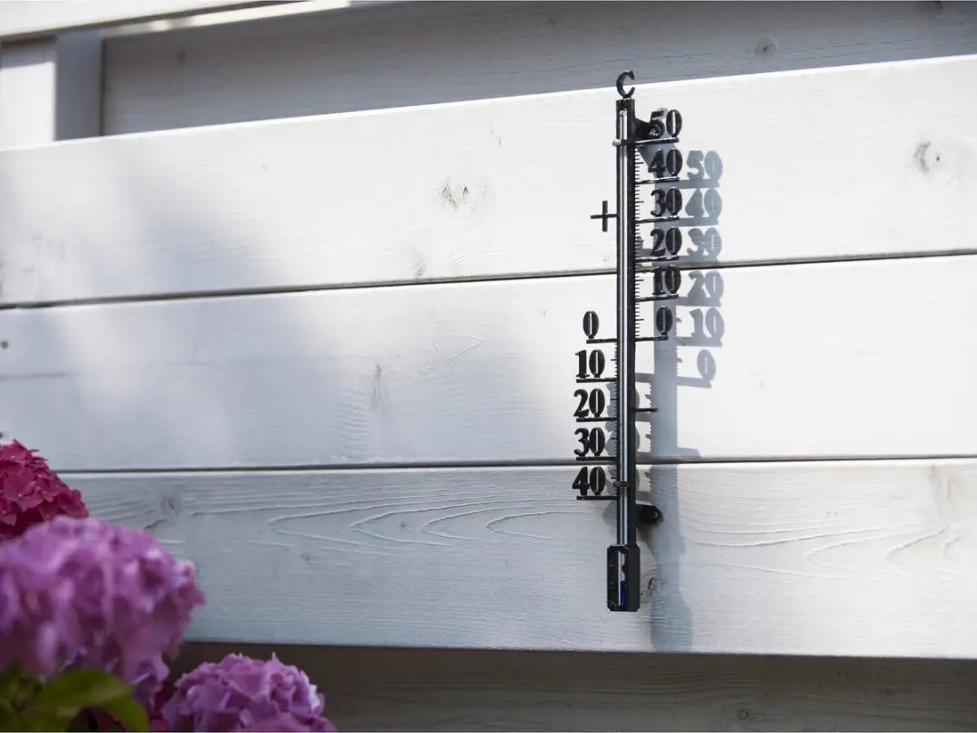 Nature Profielthermometer Metaal - Zwart