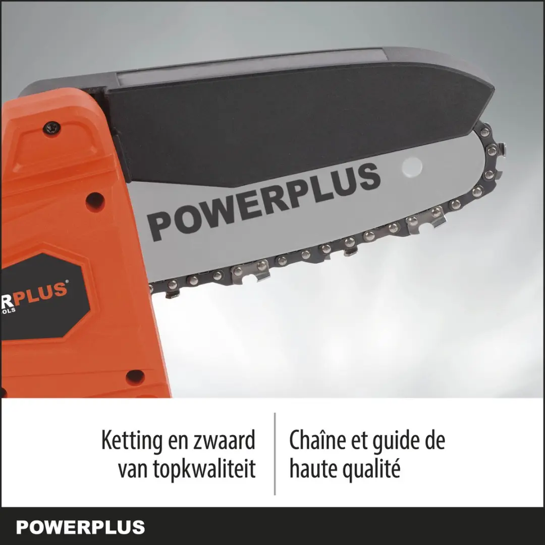 Powerplus Dual Power POWDPG7572 Accu-kettingzaag - 20V - Zaagblad 10cm
