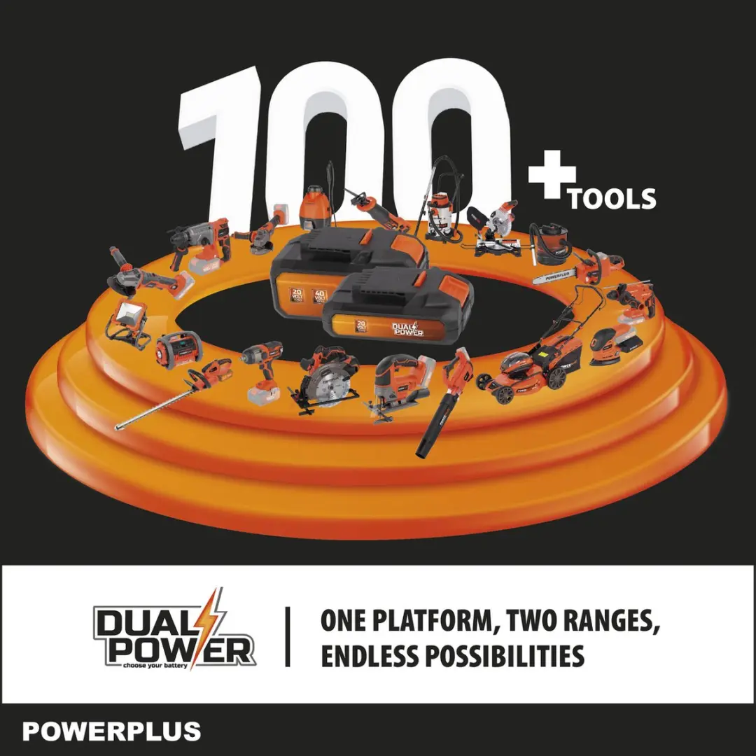 Powerplus Dual Power POWDPG7572 Accu-kettingzaag - 20V - Zaagblad 10cm