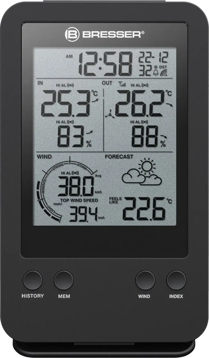 Bresser Weerstation Basisstation 7002531 - Zwart