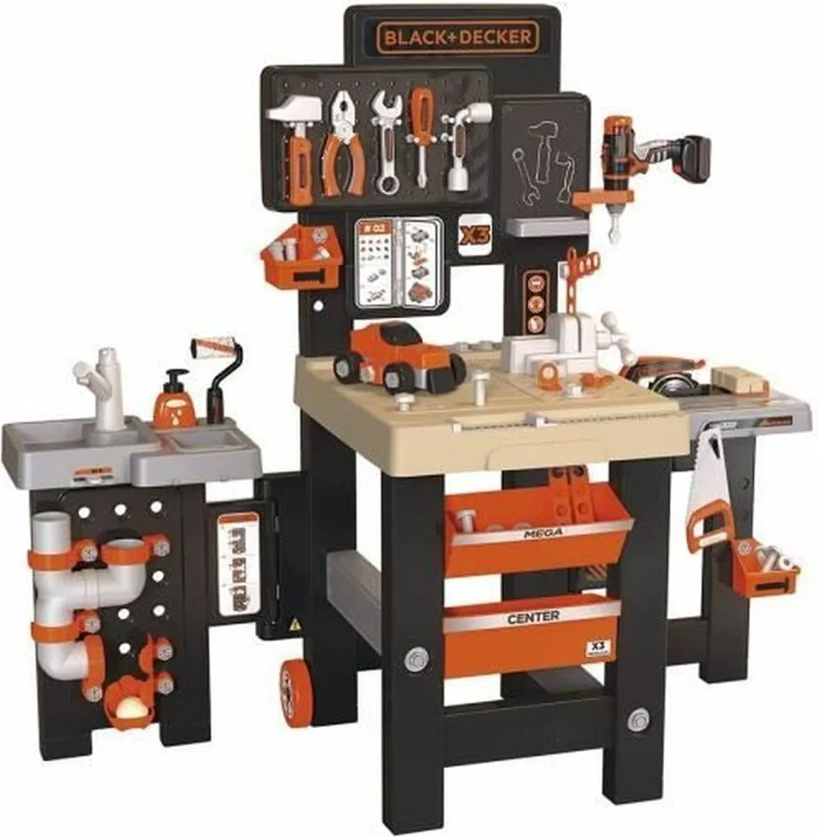 Smoby Black & Decker Mega Center Speelgoed Werkbank