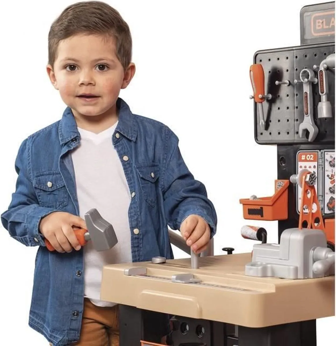 Smoby Black & Decker Mega Center Speelgoed Werkbank - 100 Delen - Multicolor