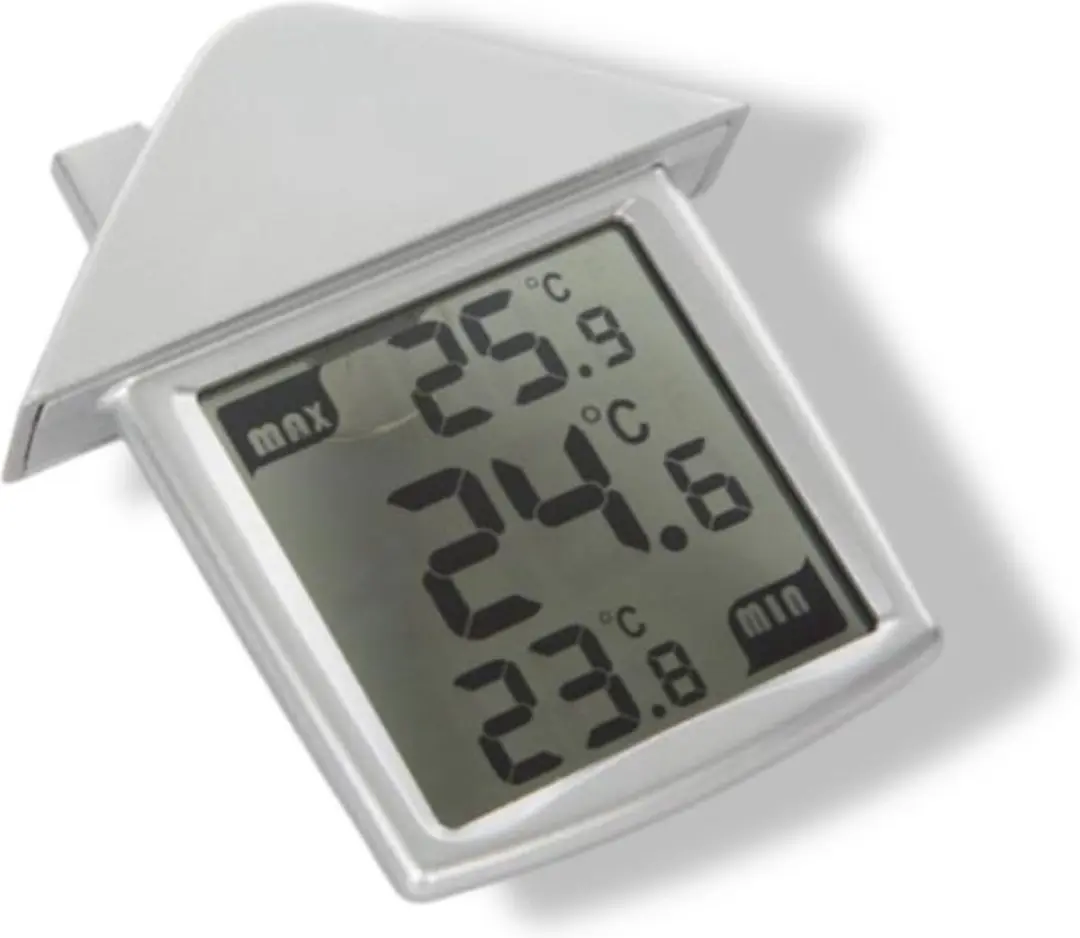 Perel Raamthermometer TA25 Digitaal - Wit