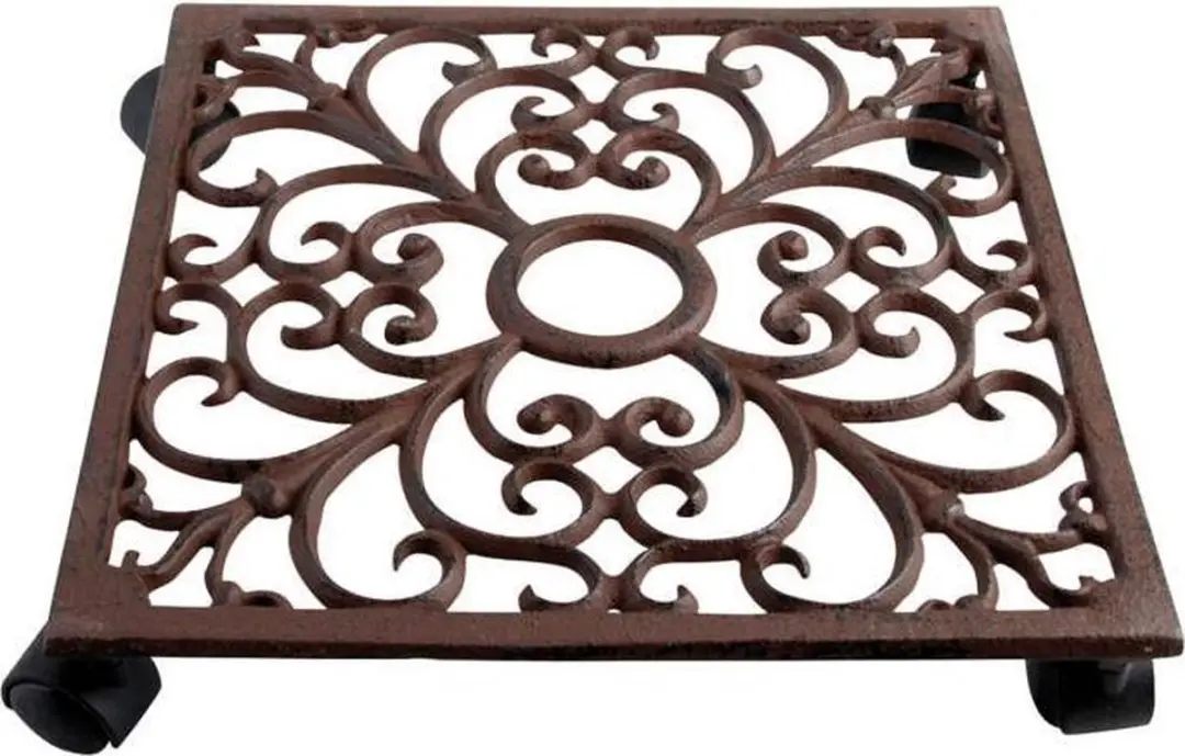 Esschert Design Plantentrolley Vierkant