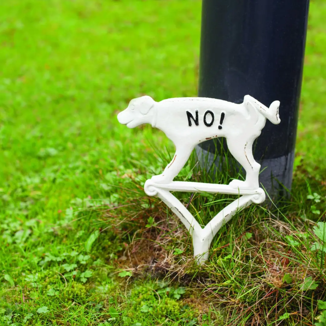 Esschert Design Hondenbordje Niet Plassen