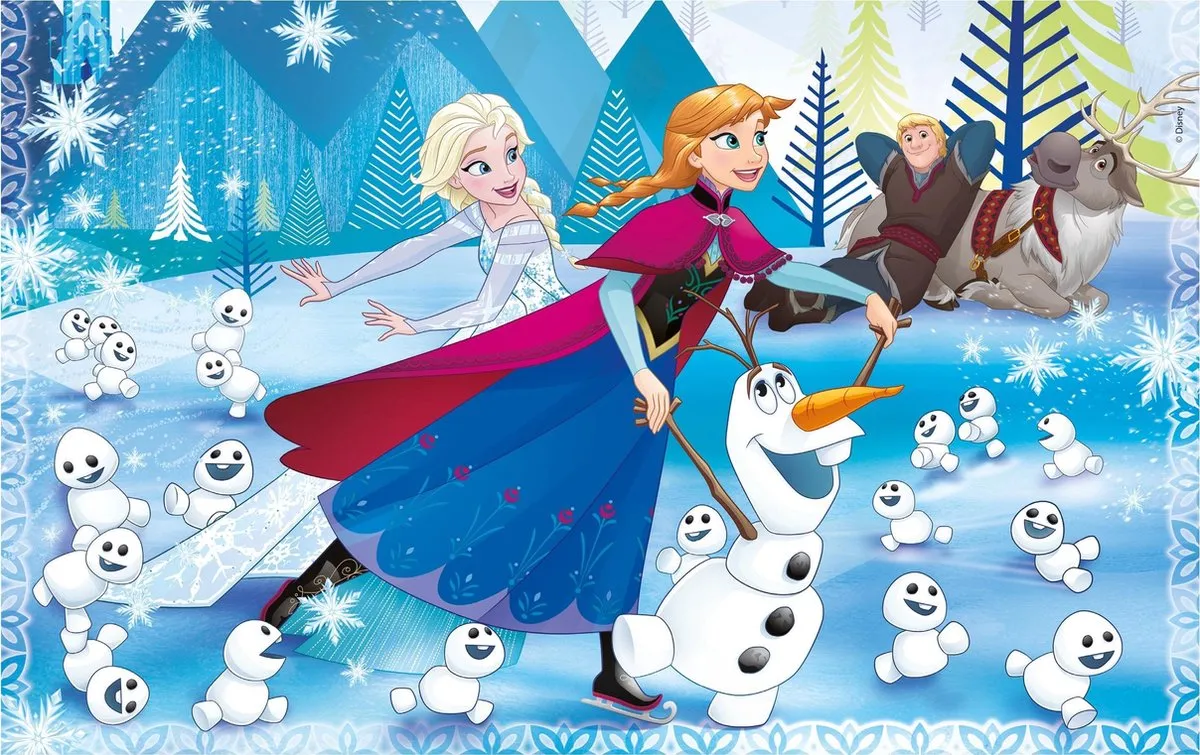 Clementoni Disney Frozen Puzzel - 2x20 Stukjes Meerkleurig
