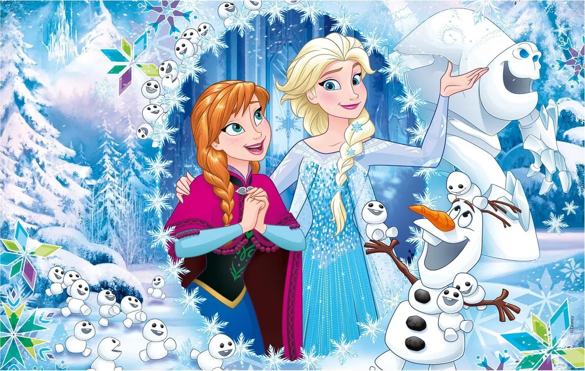 Clementoni Disney Frozen Puzzel - 2x20 Stukjes Meerkleurig