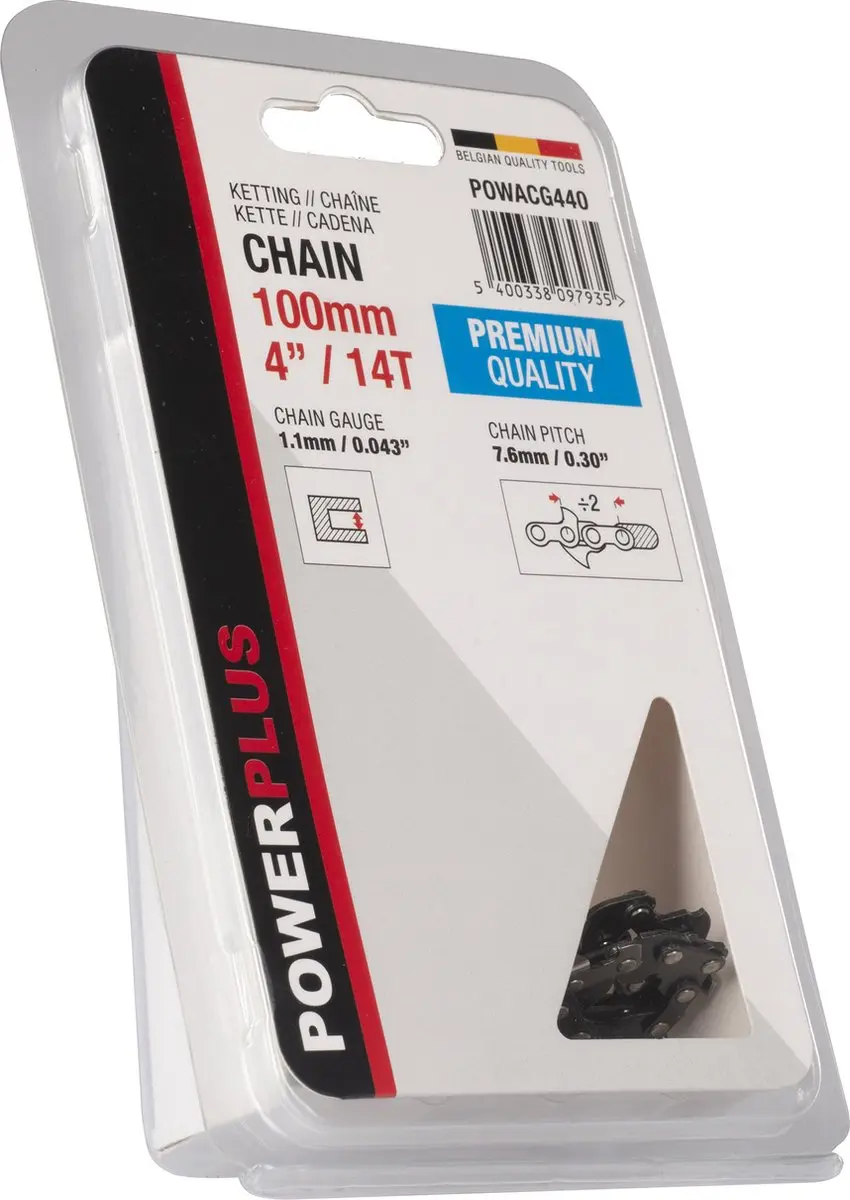 Powerplus POWACG440 Kettingzaagketting 100mm - 28 Schakels