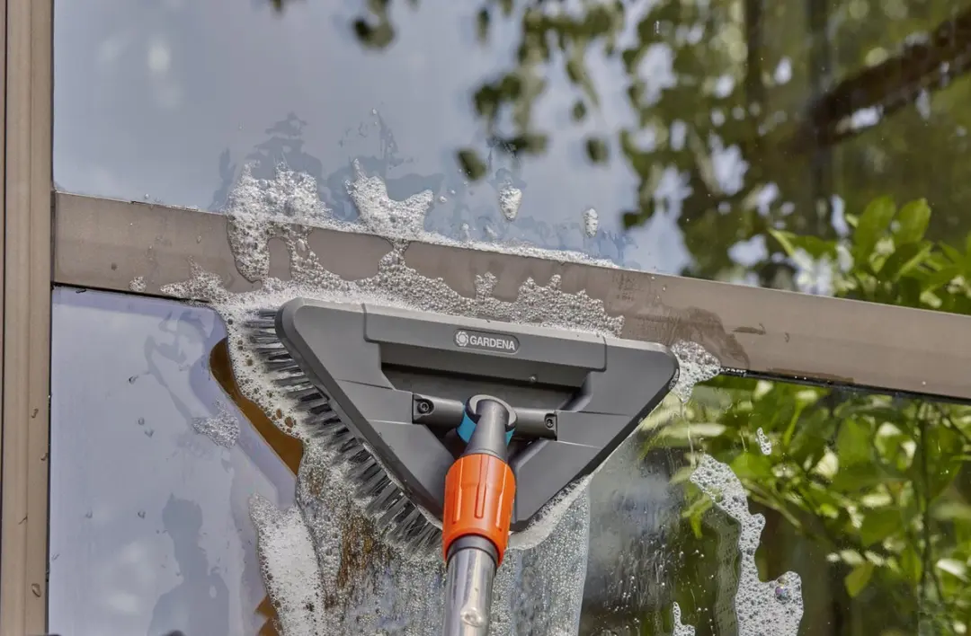 Gardena Cleansystem Steelborstel Soft Flex - Donkergrijs