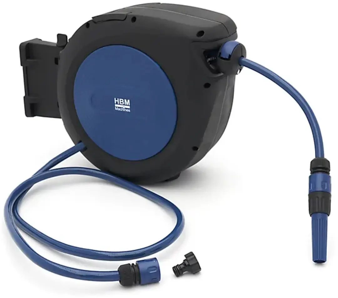 HBM Machines Wandslangenbox 15m Blauw