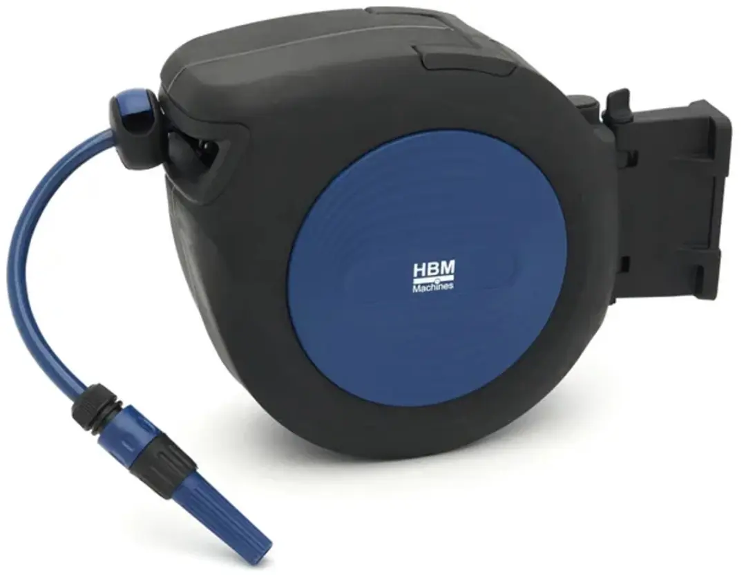 HBM Machines Wandslangenbox 15m Blauw