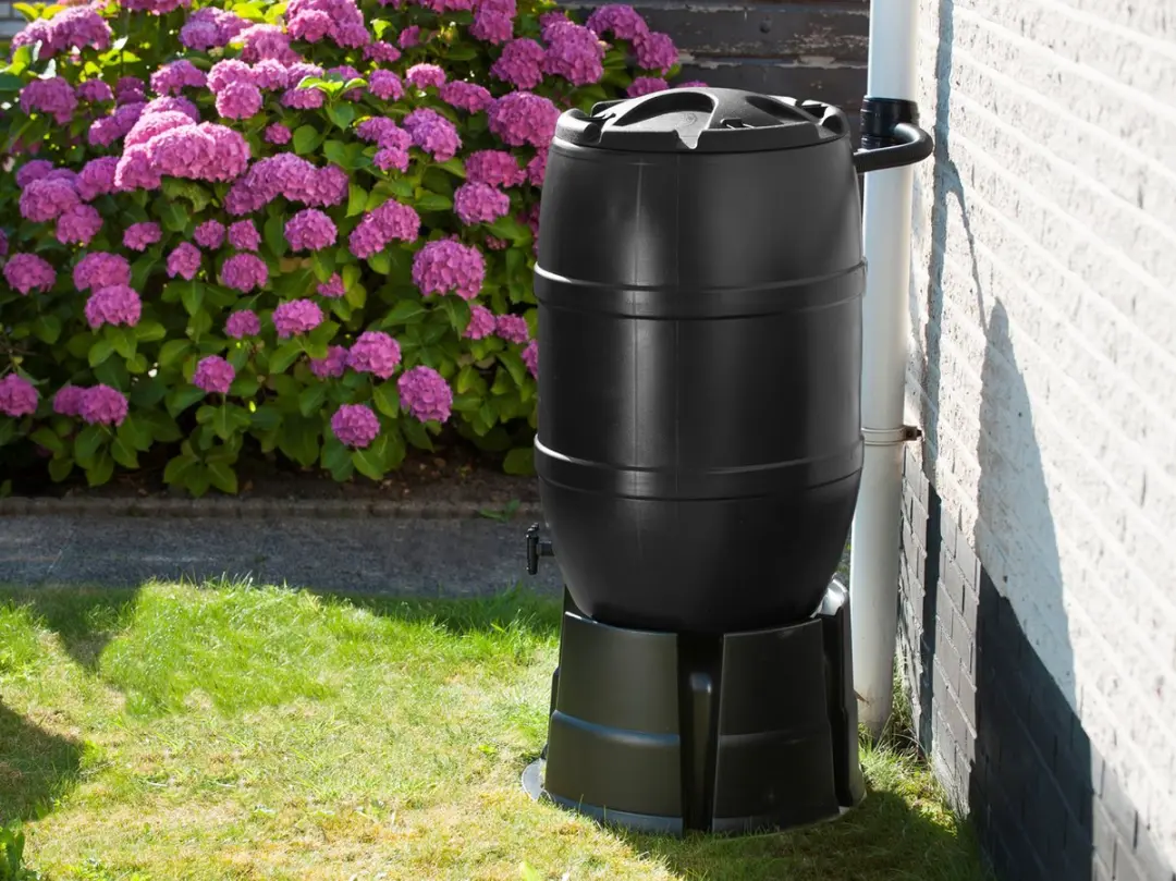 Nature Regenton 120L - H81 x Ø51cm Zwart