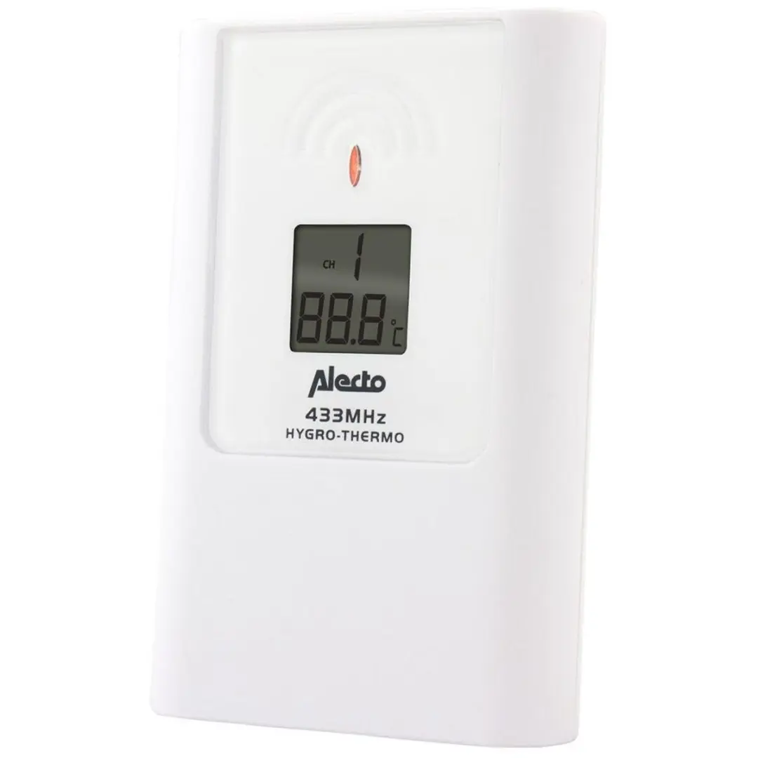 Alecto WS-2300 Professioneel Weerstation - Draadloze Buitensensor - Zwart