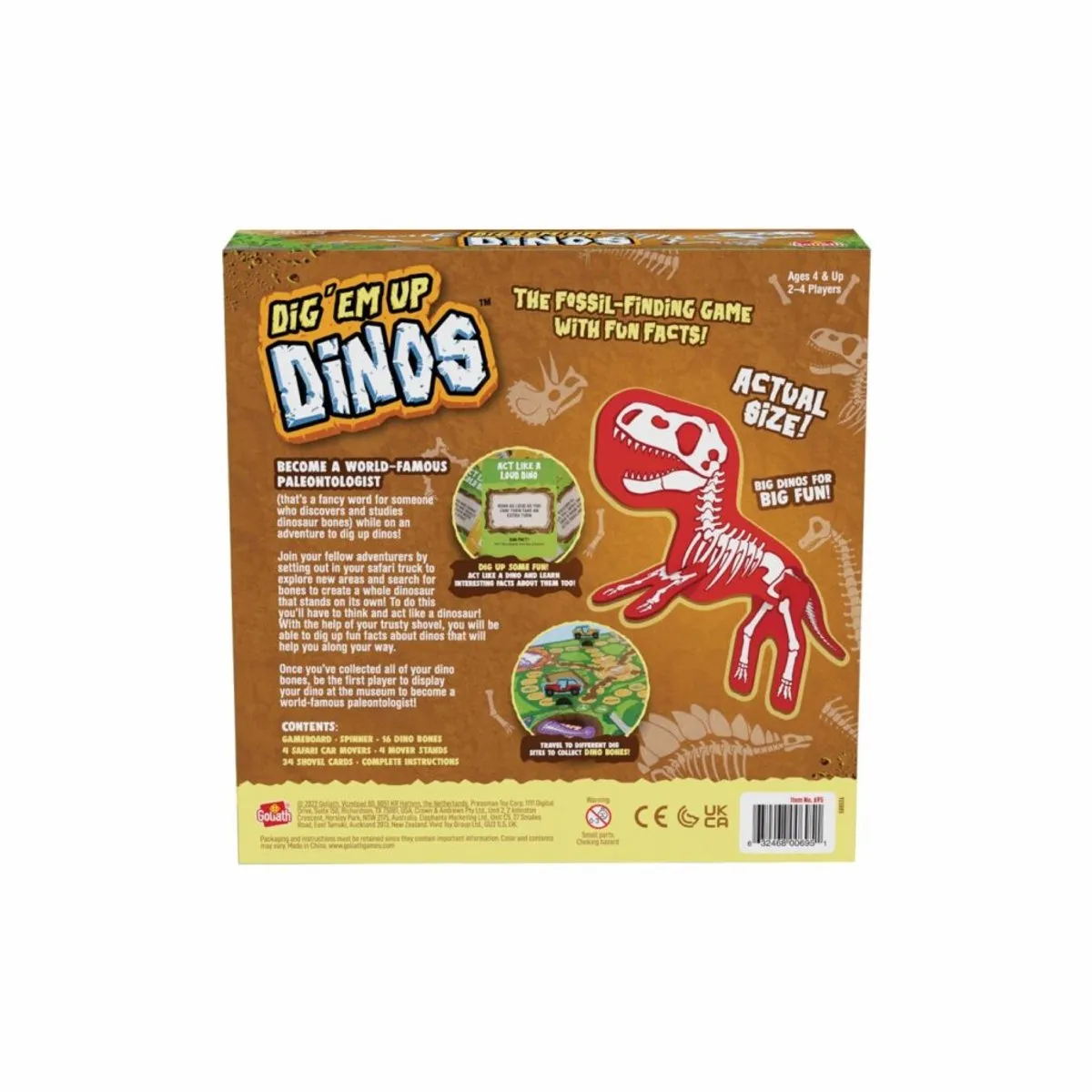 Goliath Mission Dinos Bordspel - 4 Spelers