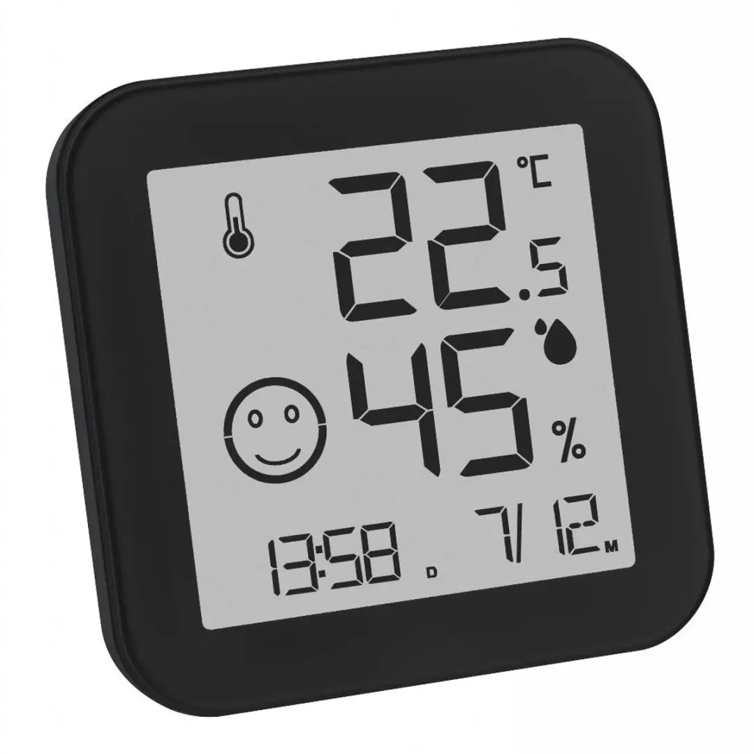 TFA Dostmann BLACK & WHITE Thermo- en Hygrometer