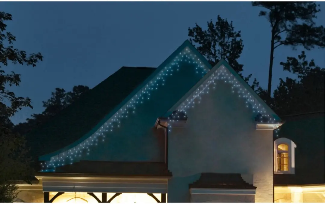 Lumineo IJspegelverlichting 490LED - 20m - 2 Stuks - Zwart