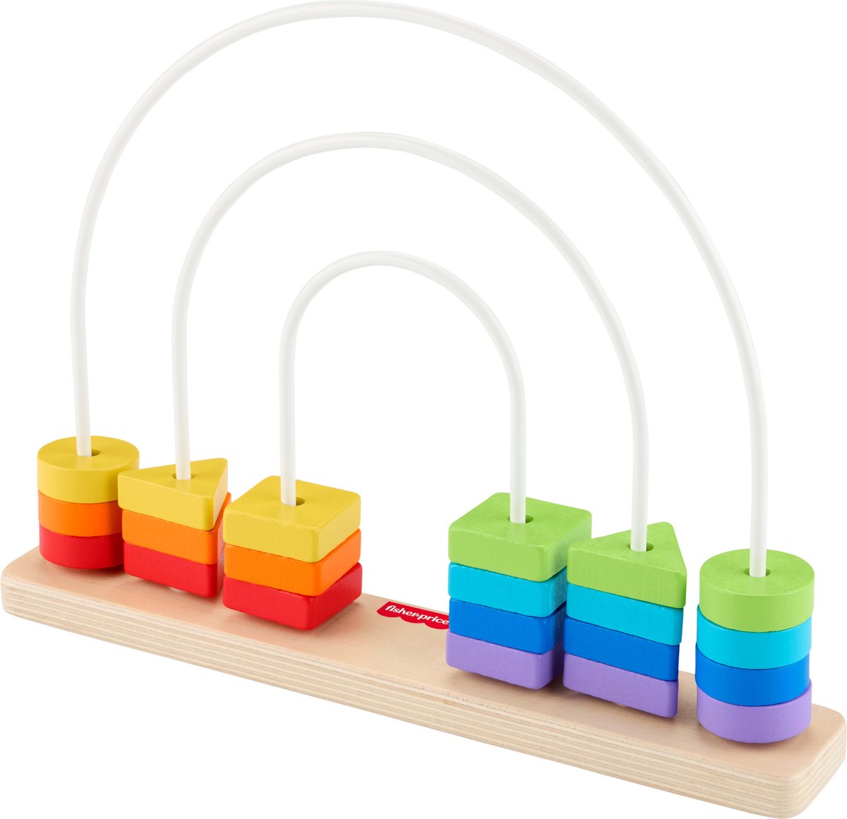 Fisher-Price Houten Regenboogkralenrek