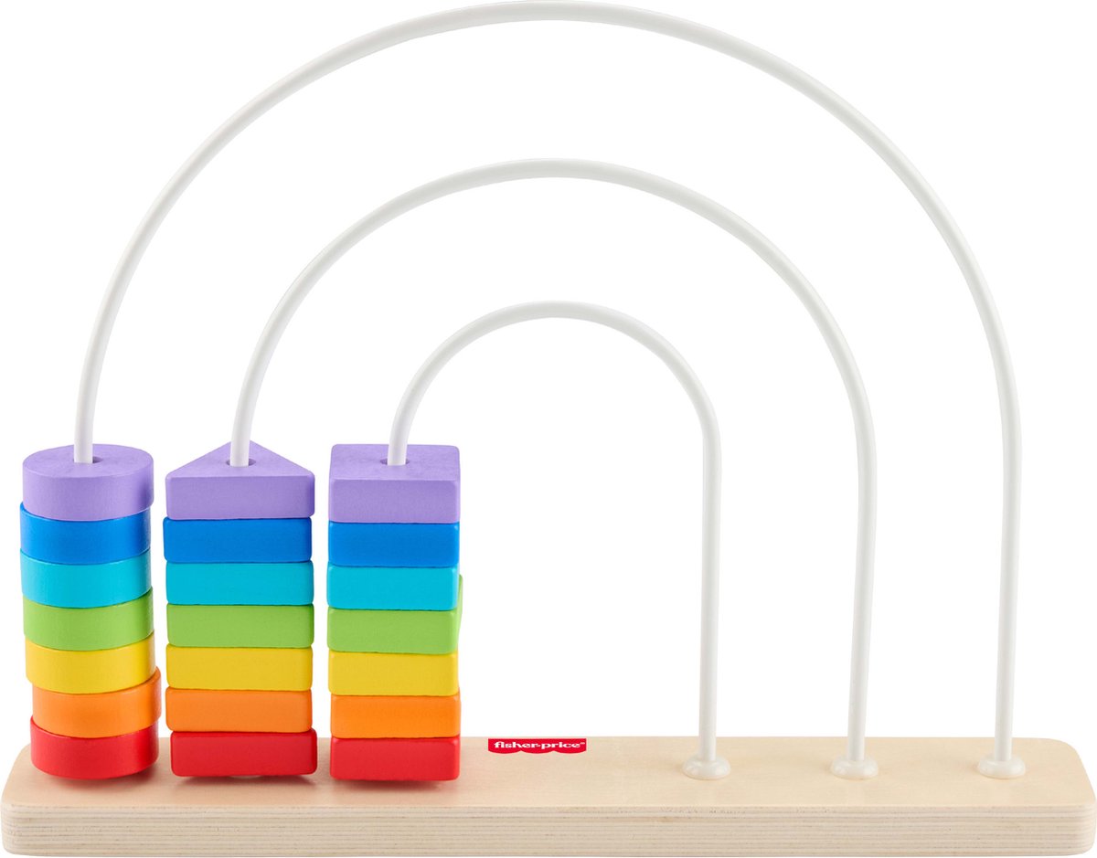 Fisher-Price Houten Regenboogkralenrek