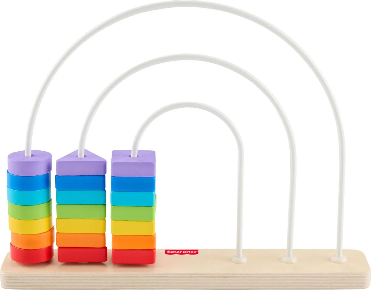 Fisher-Price Regenboogkralenrek Houten JFG15 - Meerkleurig