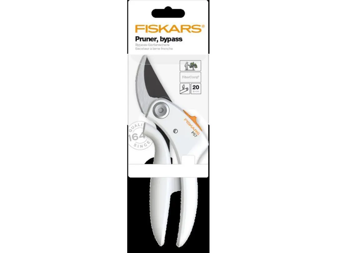 Fiskars P57 Bypass Snoeischaar - 20mm - Wit