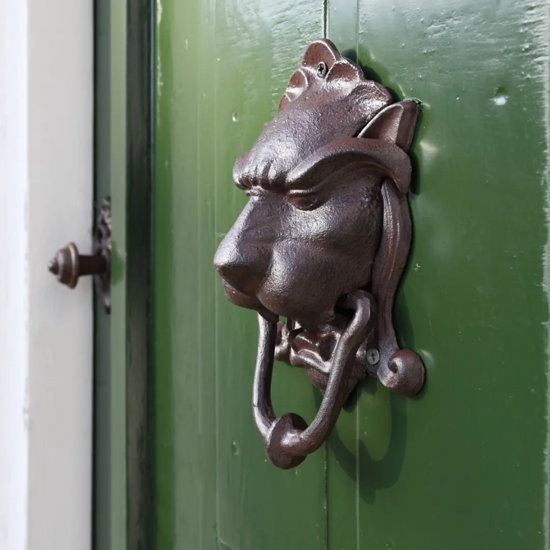 Esschert Design Deurklopper Leeuw Gietijzer - 22cm