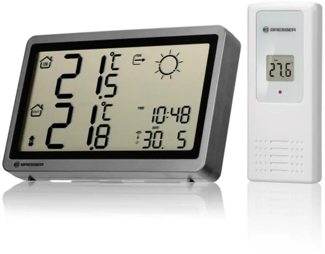 Bresser Meteo Temp HZ Weerstation - Antraciet - afbeelding 6 van 6