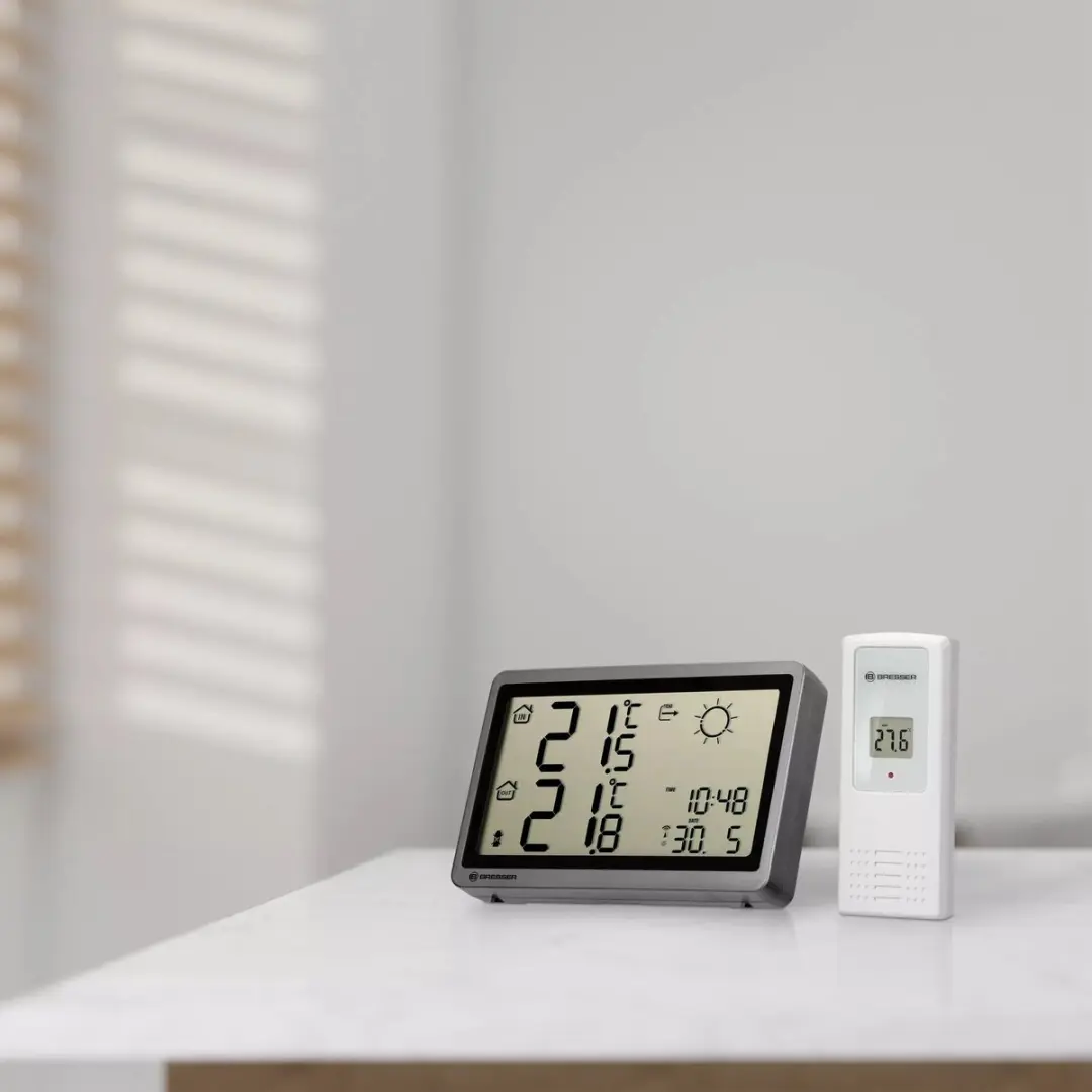 Bresser Meteo Temp HZ Weerstation - Antraciet