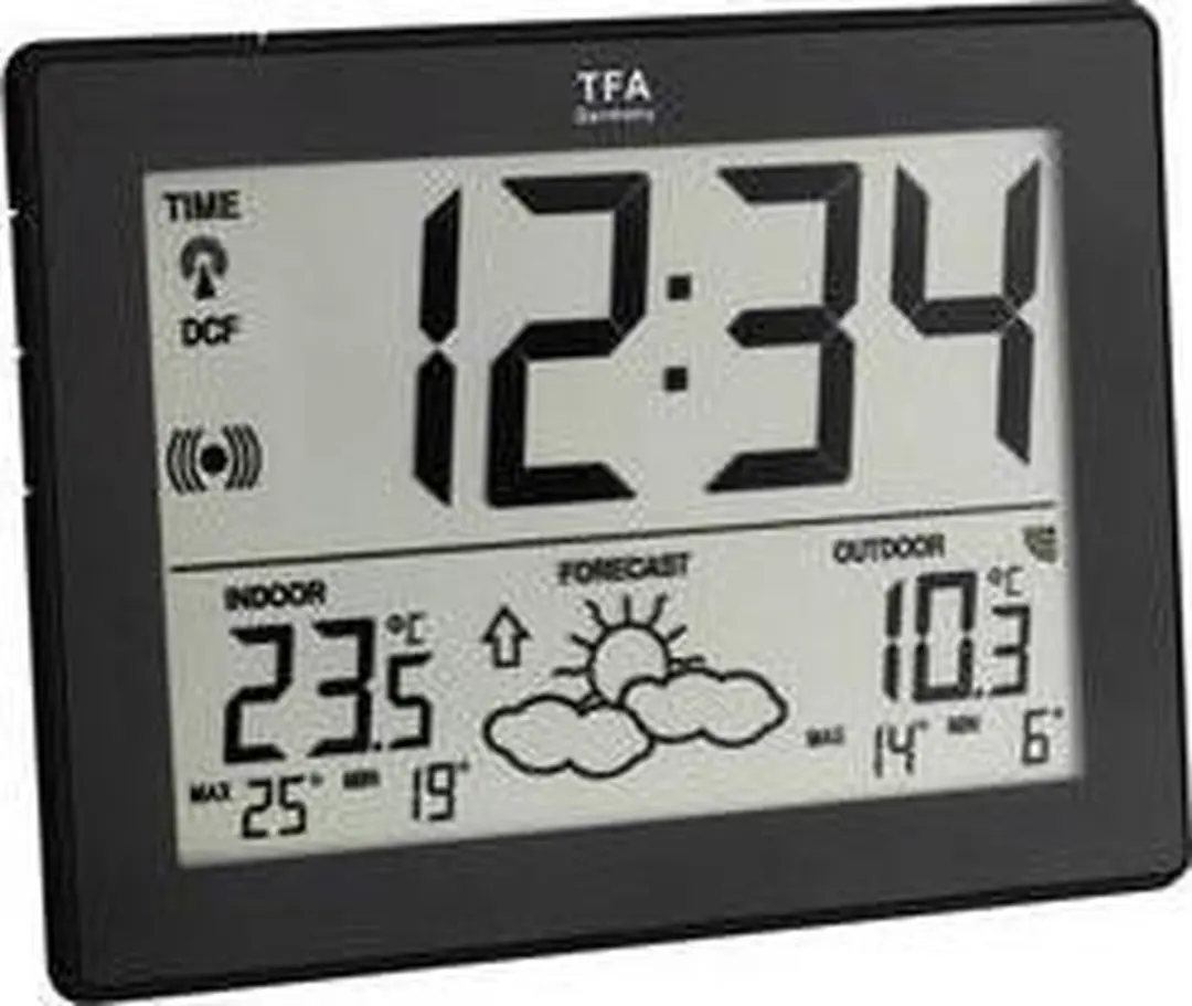TFA Dostmann 35.1125.01 IT Digitaal Weerstation - Zwart