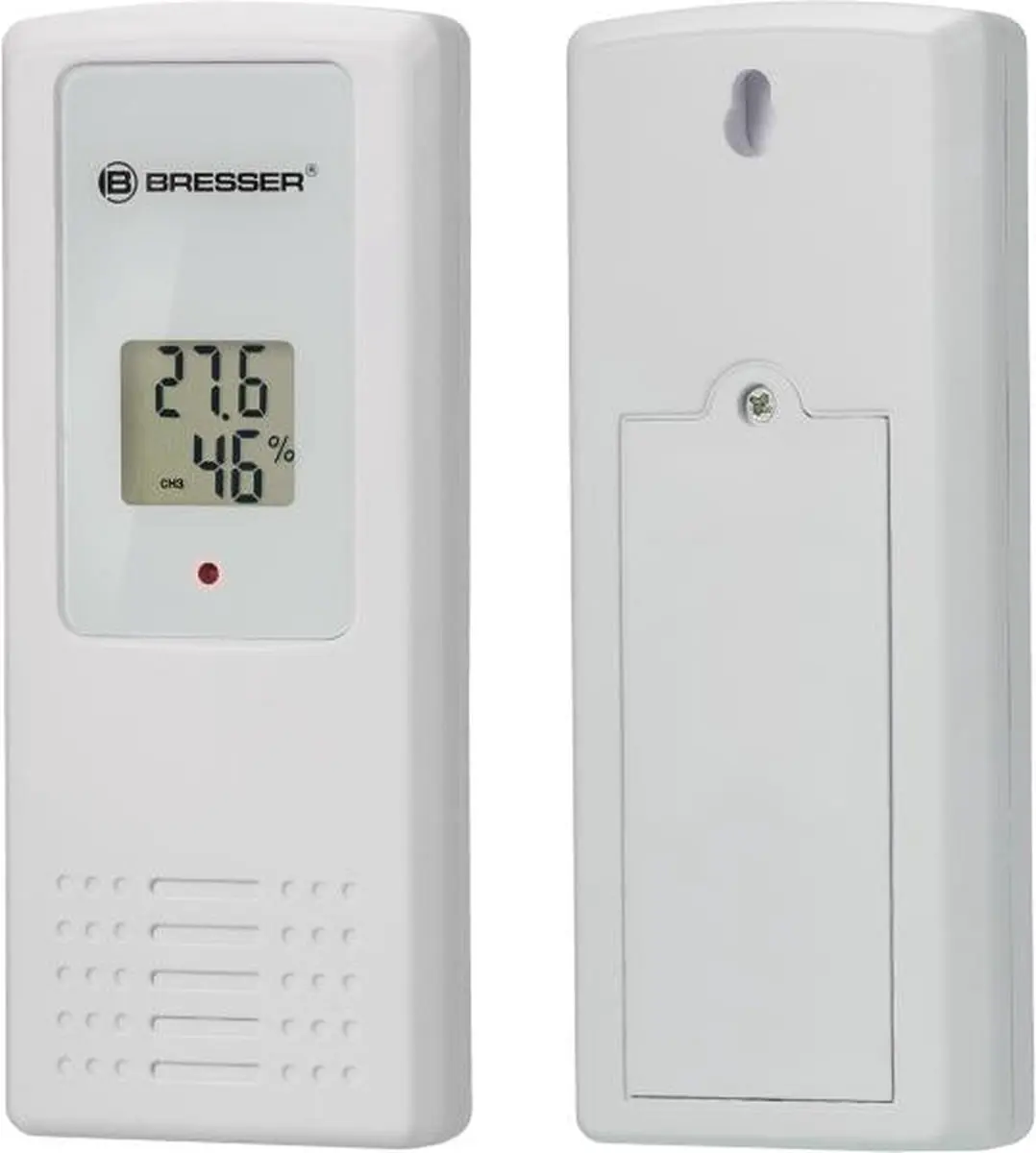 Bresser Temeo Thermo- en Hygrometer Zwart - 3 Sensoren