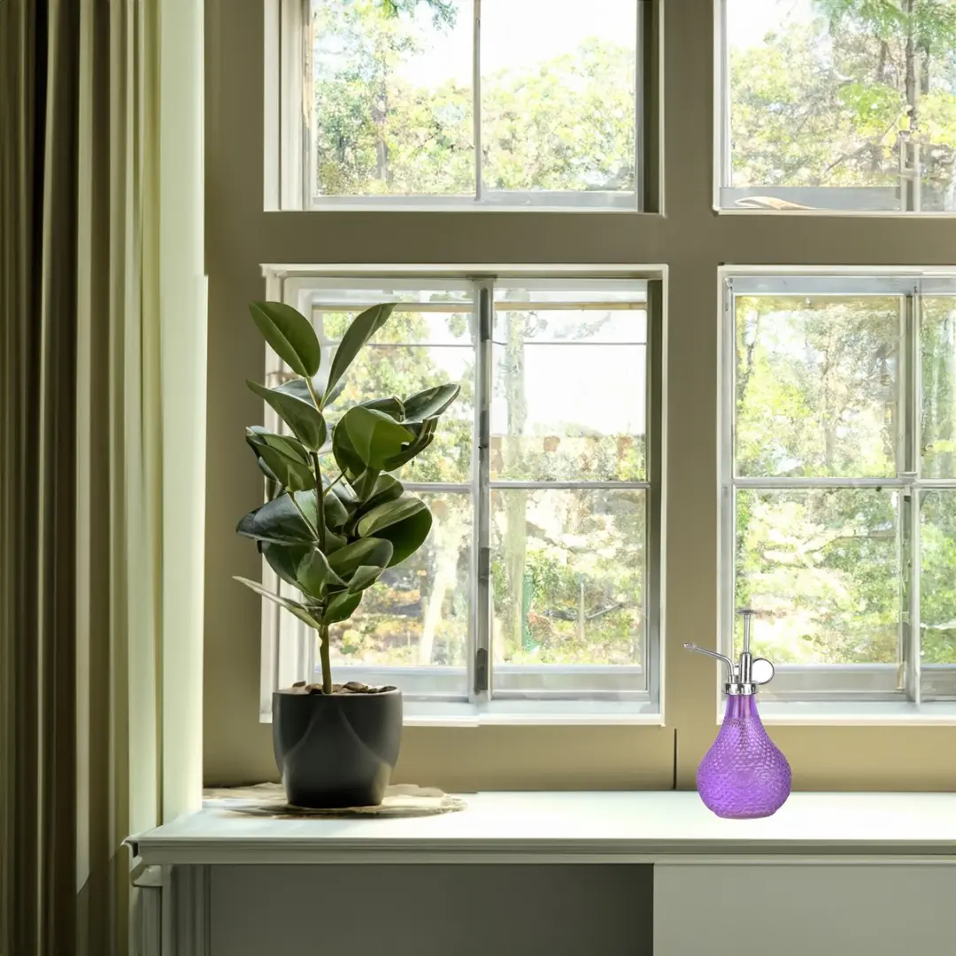Esschert Design Plantenspuit Glas 20,5cm - Paars