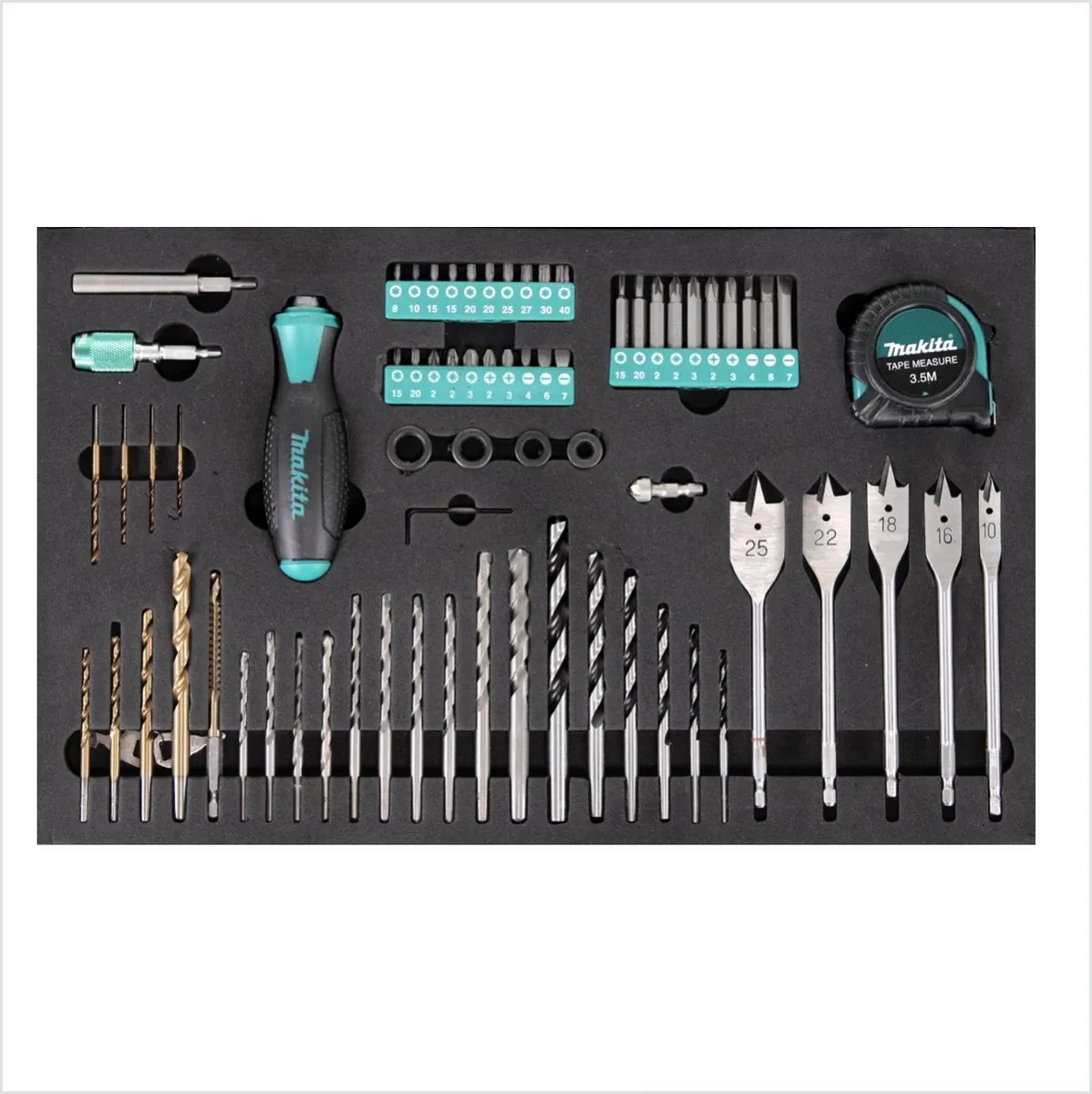 Makita PRO XL Accessoireset 70-delig - o.a. Metaal/Steen - afbeelding 4 van 6