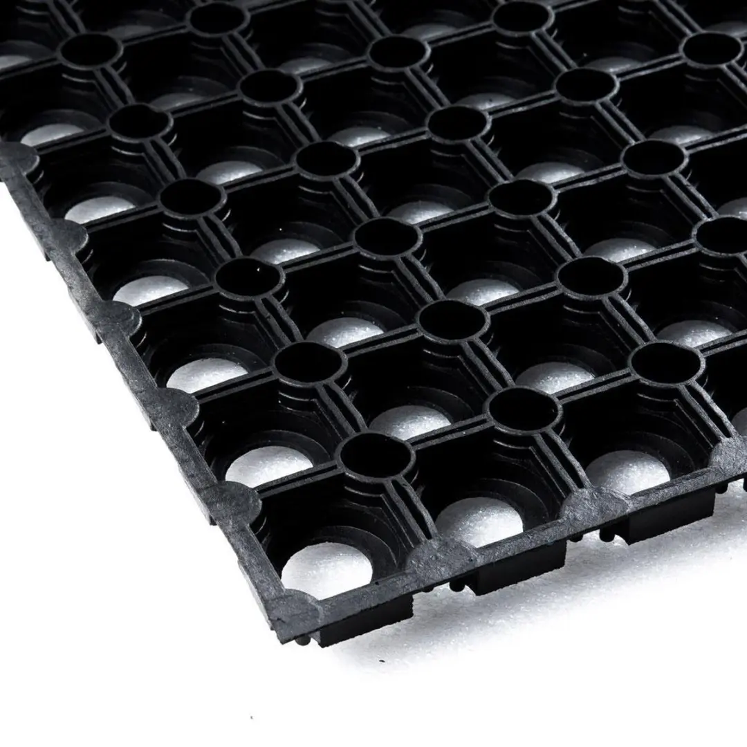 Hamat Deurmat Domino 40x60cm - 2 Stuks - Zwart