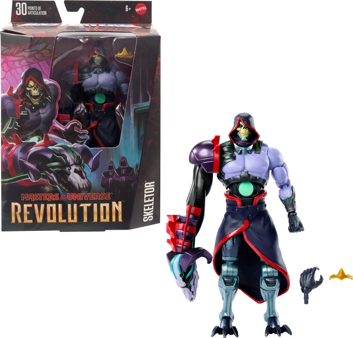 Mattel Masters of the Universe Revolution Skeletor Action Figuur 18cm - Multi