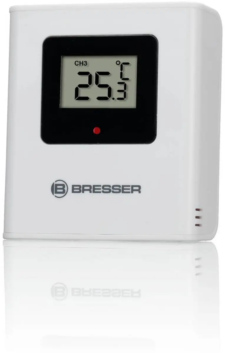 Bresser MeteoTemp Weerstation - Binnen & Buiten - Zwart