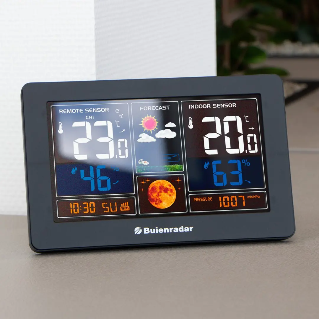 Alecto BR-900 Wifi Weerstation - Buitensensor - Zwart