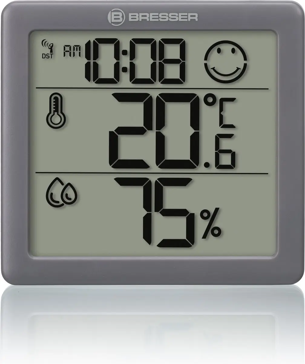 Bresser Thermo-Hygrometer Set 2 - Grijs