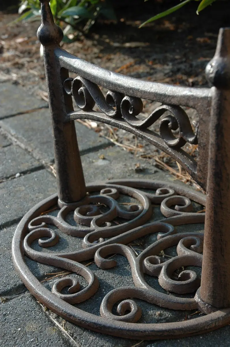 Esschert Design Schoenschraper Elips - Bruin