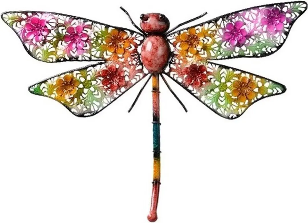 Decoris Grote Metal Libelle Tuindecoratie