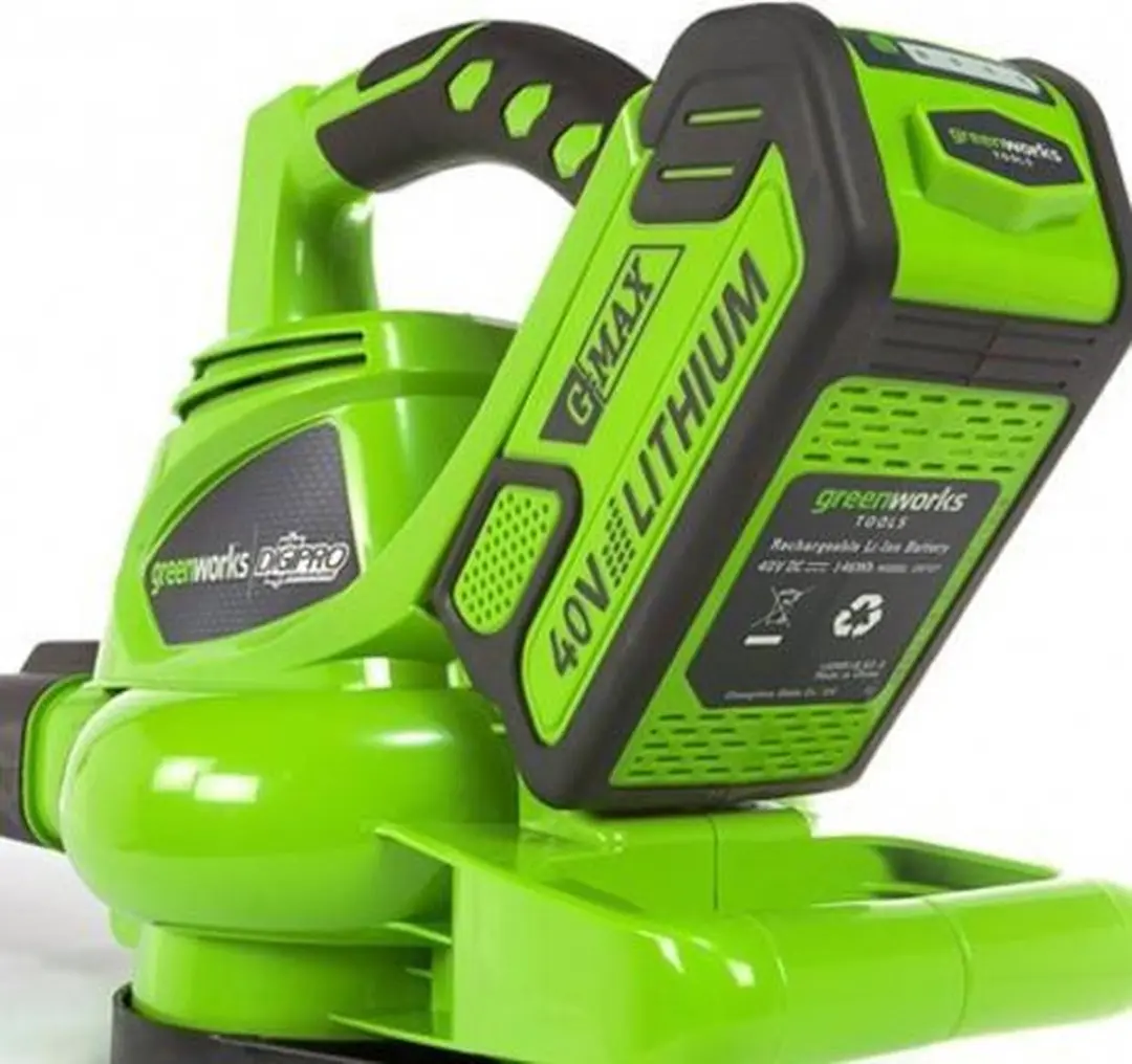 Greenworks GD40BV 40V Blaas-/Zuigmachine - 280 km/h
