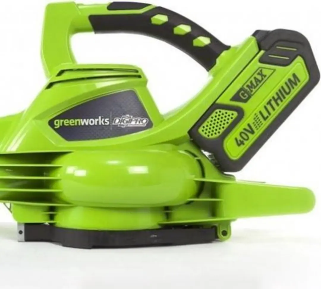 Greenworks GD40BV 40V Blaas-/Zuigmachine - 280 km/h