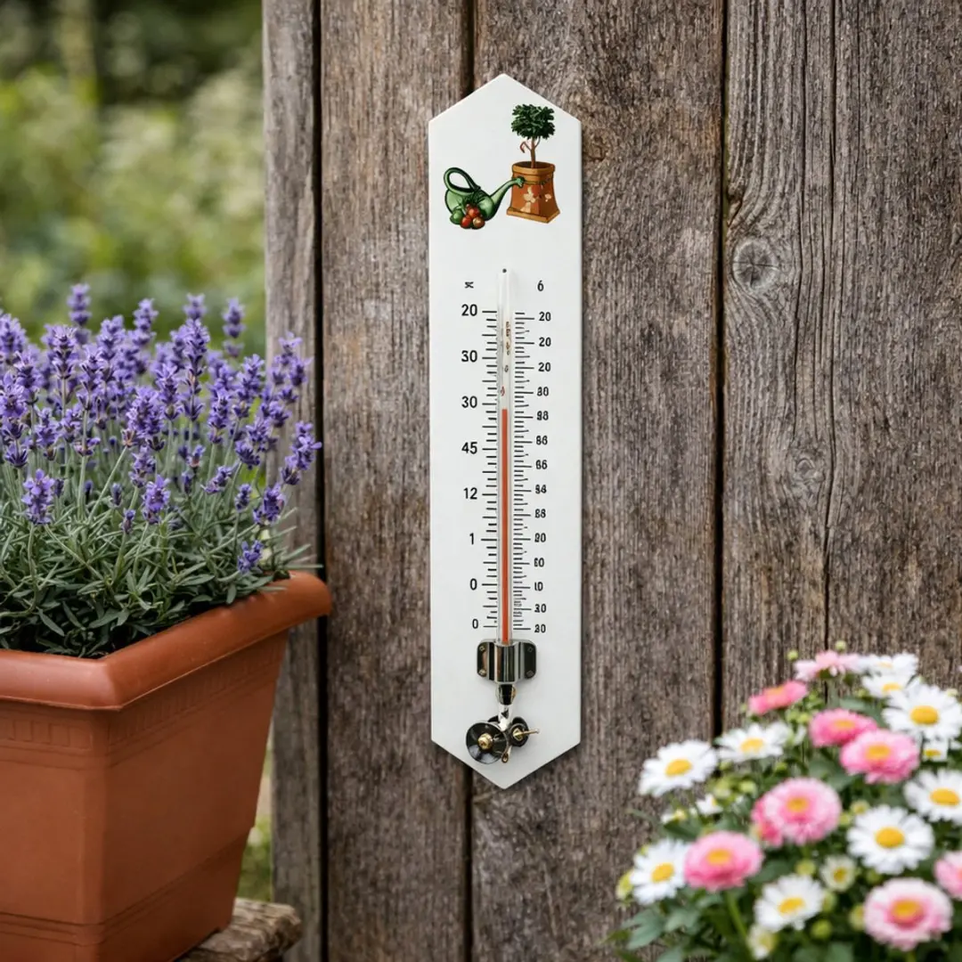 Talen Tools Thermometer Metaal Min/Max 30cm - Meerkleurig
