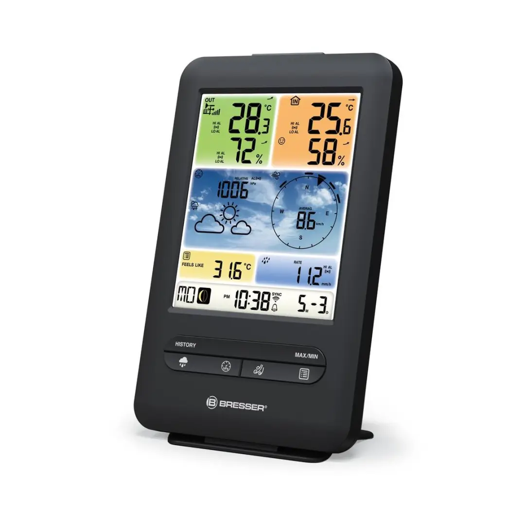 Bresser Pro WIFI 5-in-1 Weerstation - Zwart - afbeelding 6 van 6