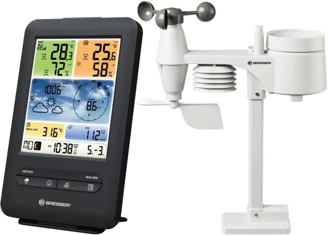 Bresser Pro WIFI 5-in-1 Weerstation
